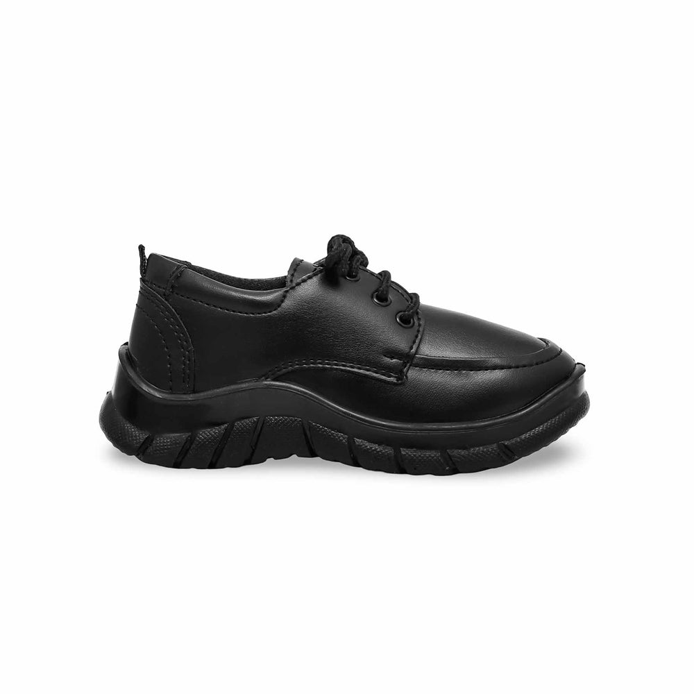 Boys Black School Shoes SK1078