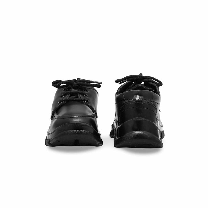 Boys Black School Shoes SK1078