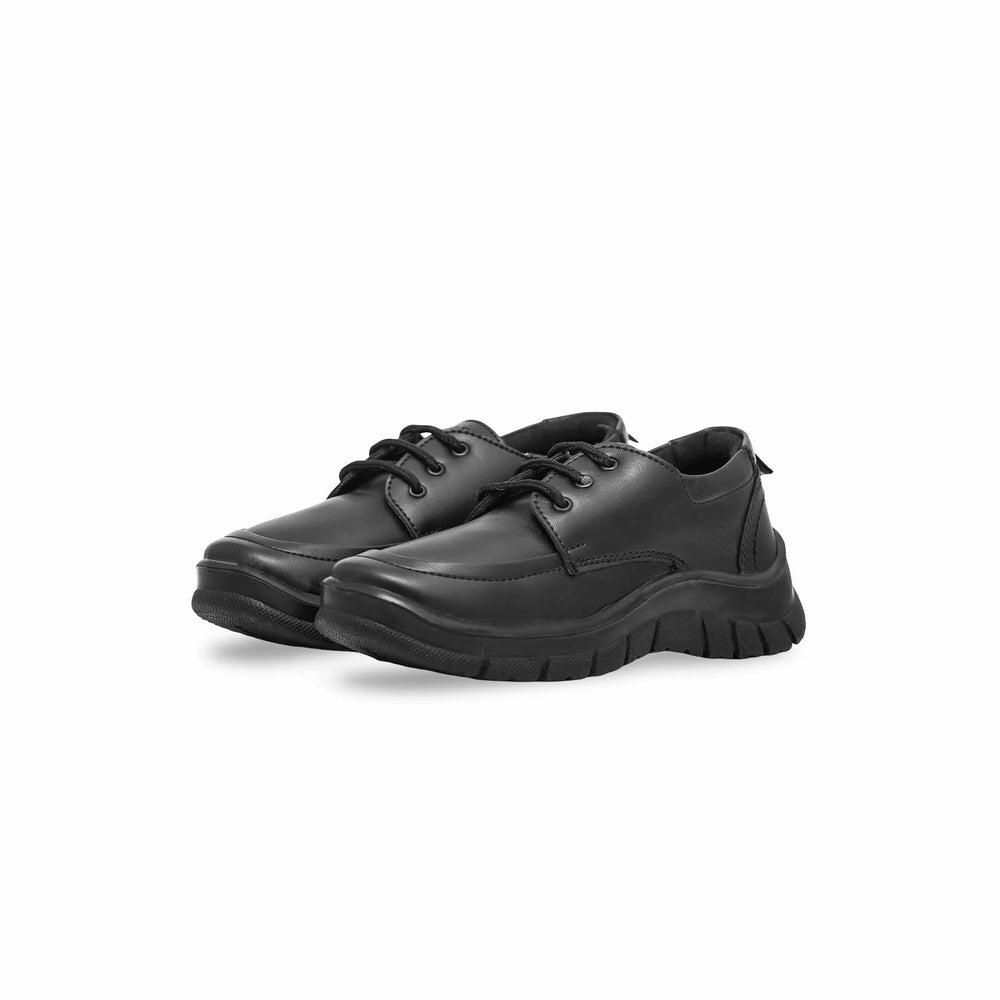 Boys Black School Shoes SK1079