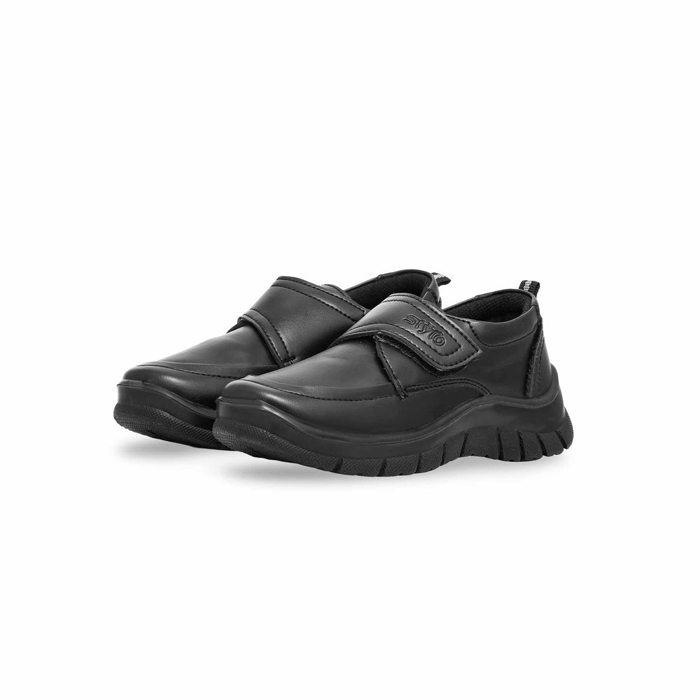 Boys Black School Shoes SK1081