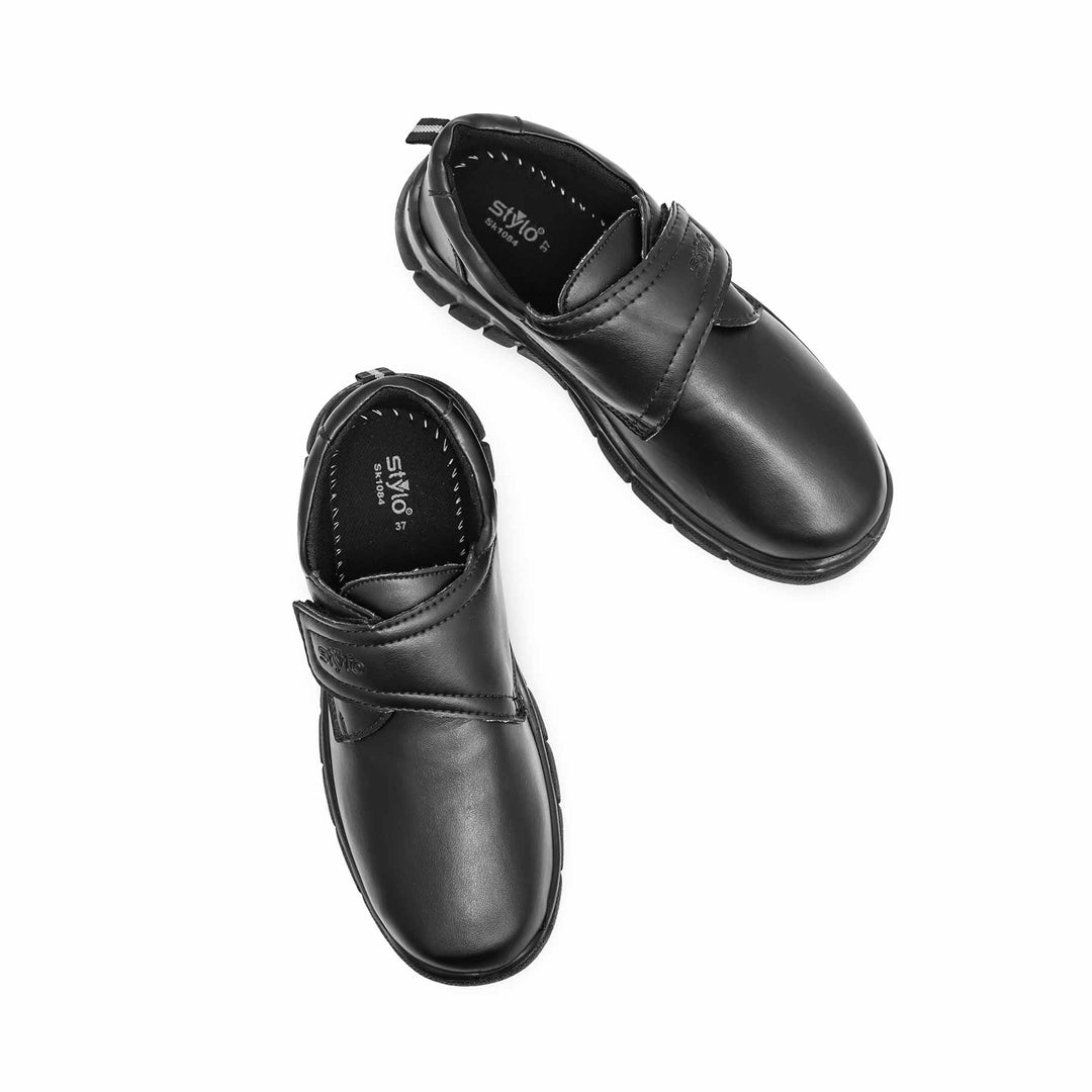 Boys Black School Shoes SK1084