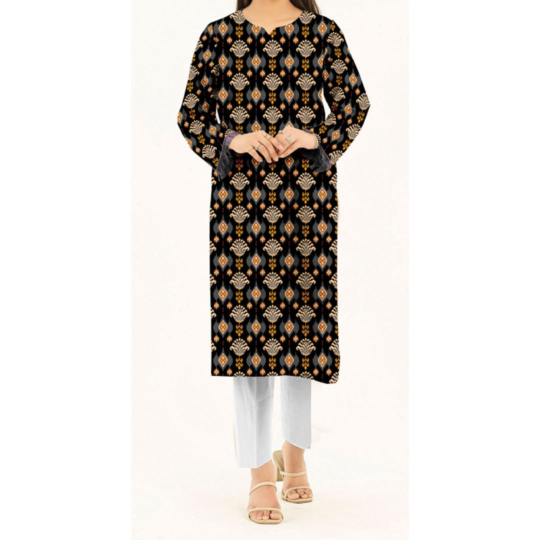 1PC- Unstitched Digital Printed Lawn Shirt US5022