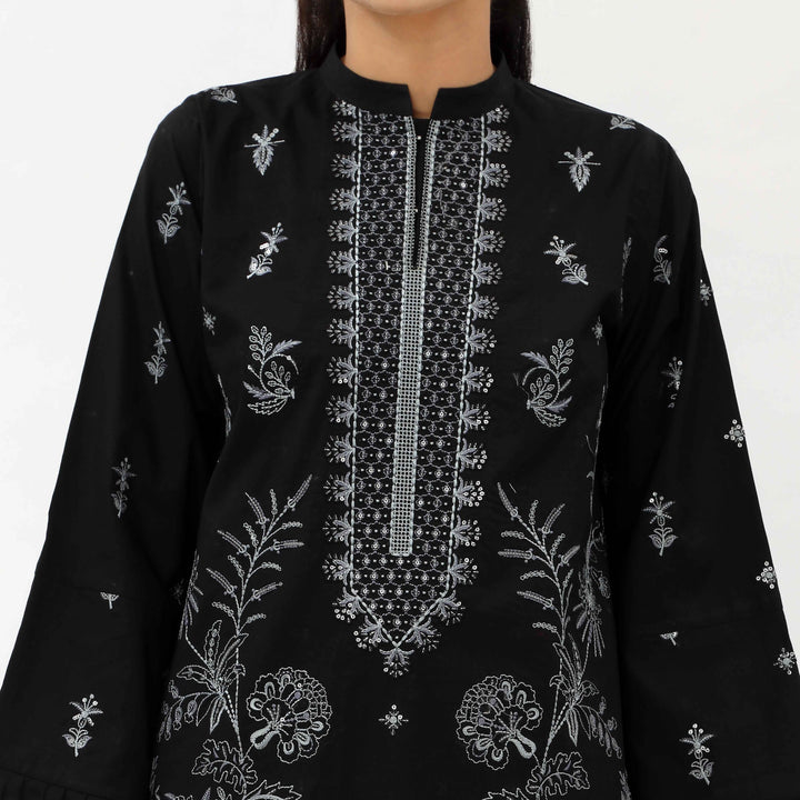 3PC- Unstitched Ebroidered Lawn Suit US5448