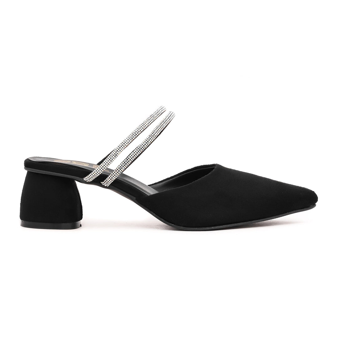 Black Winter Court Shoes WN5286 | Stylo