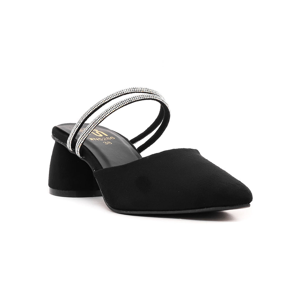 Black Winter Court Shoes WN5286 | Stylo