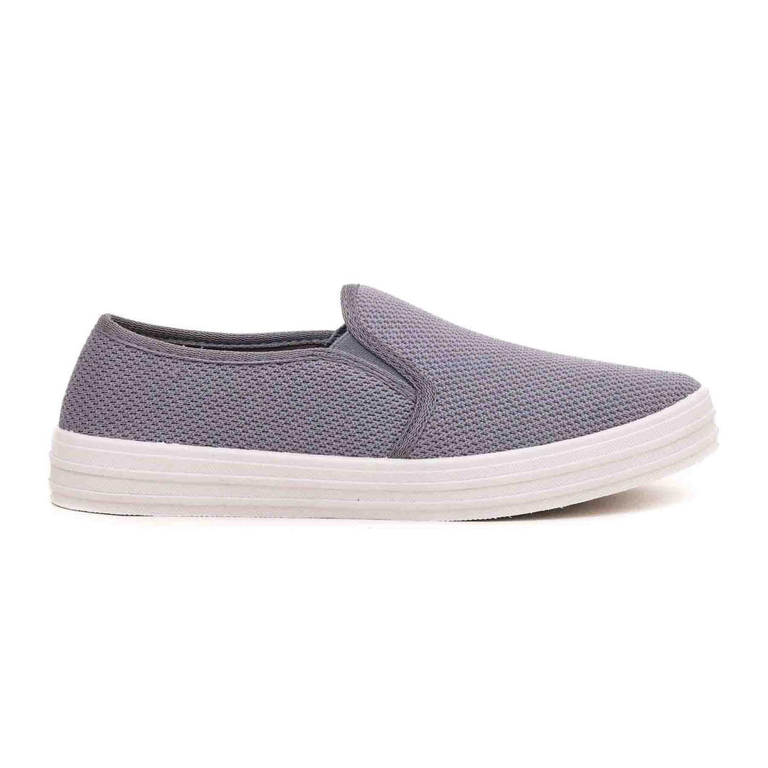 Grey Casual Slip Ons WN6139