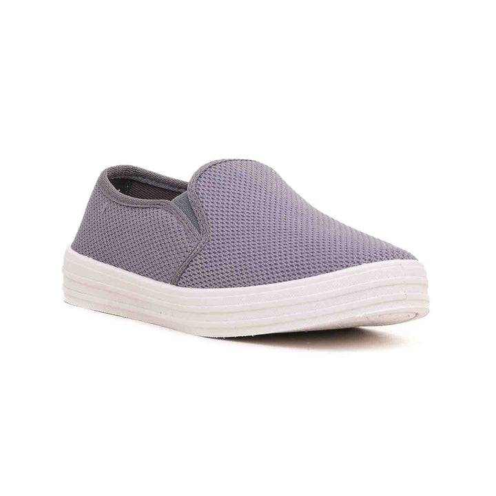 Grey Casual Slip Ons WN6139