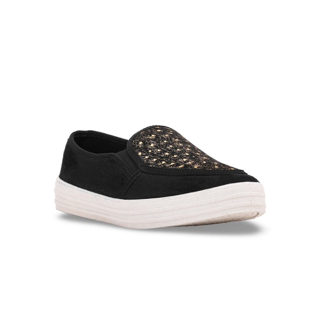 Black Slip Ons WN6146