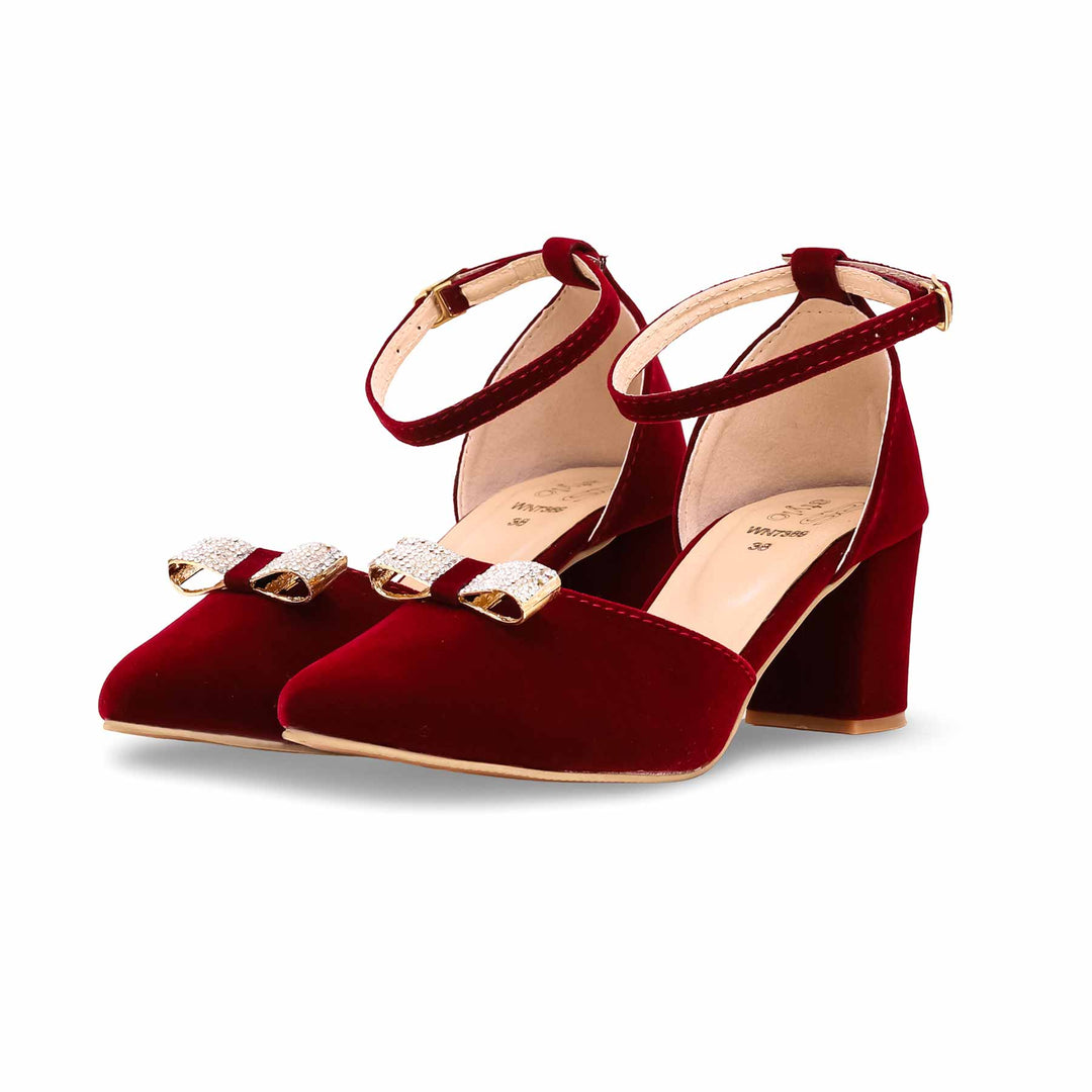 Maroon Court Shoes WN7389