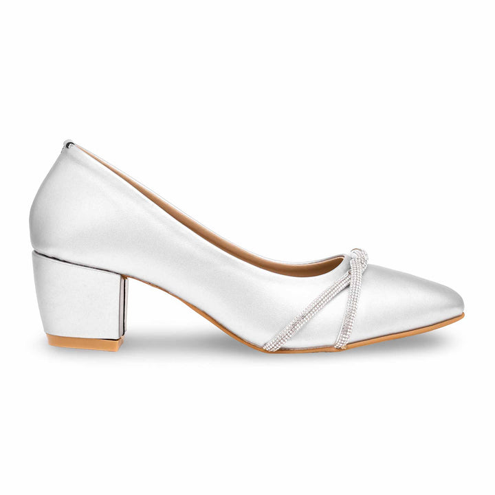 Silver Court Shoes WN7391