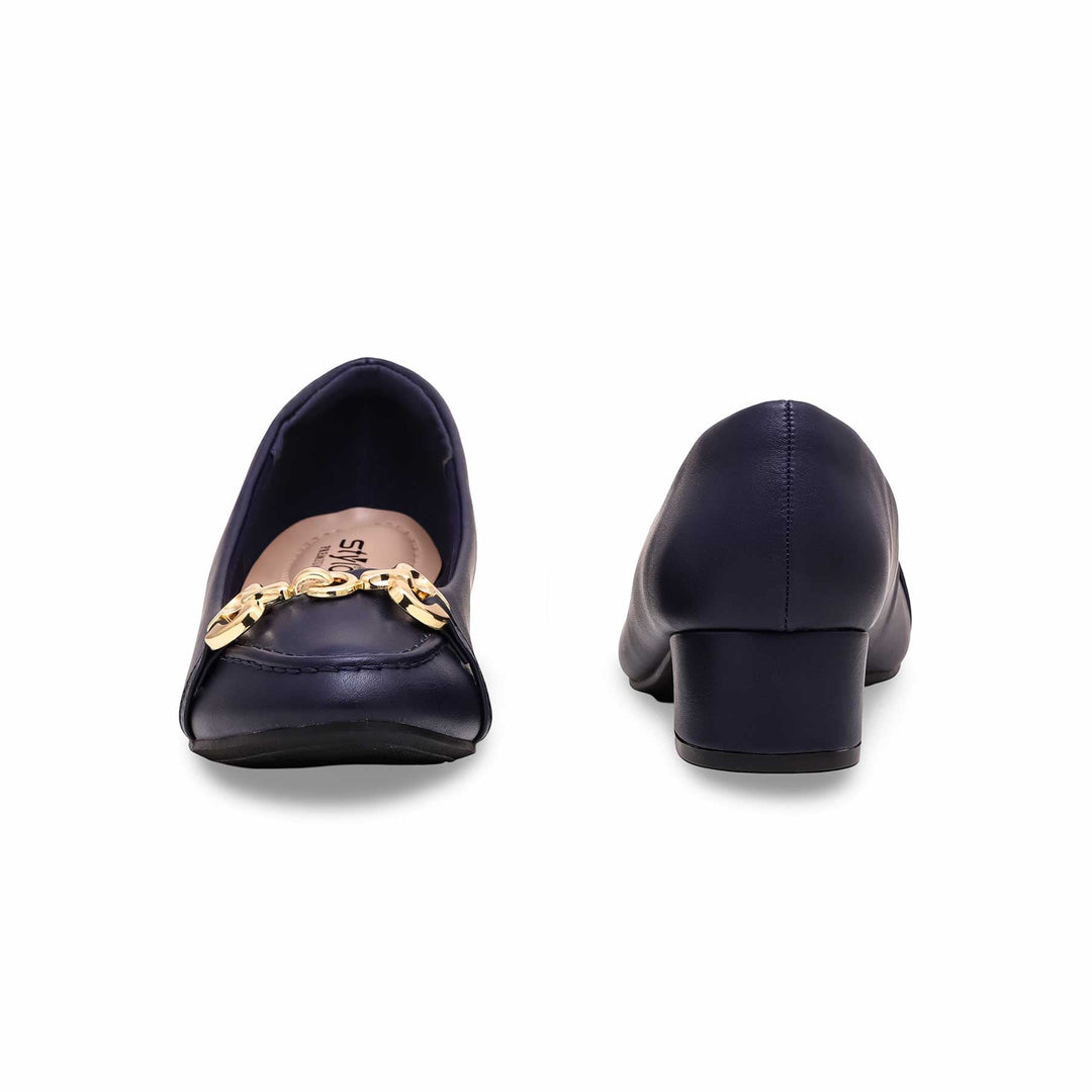 Navy Court Shoes WN7446