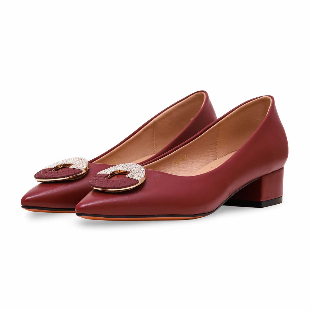 Maroon Court Shoes WN7465