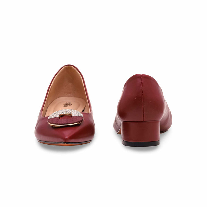 Maroon Court Shoes WN7465