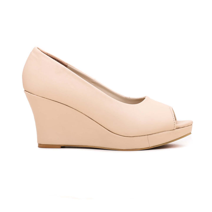 Beige Peep Toes WN8078