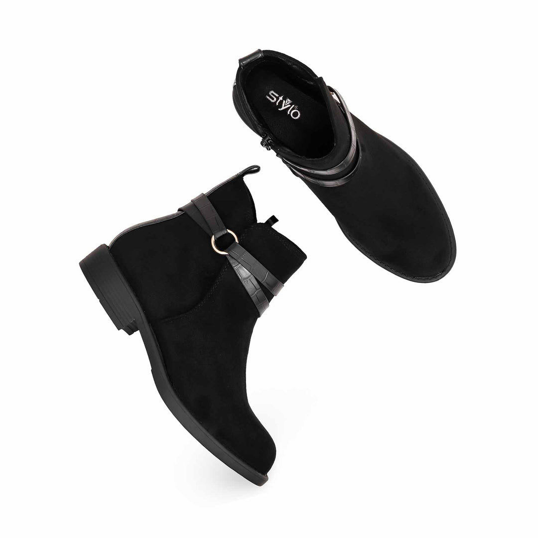 Black Long Shoes WN9017