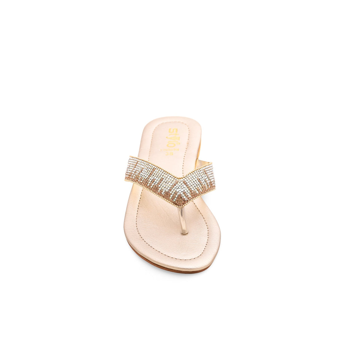 Golden Fancy Chappal FN0698