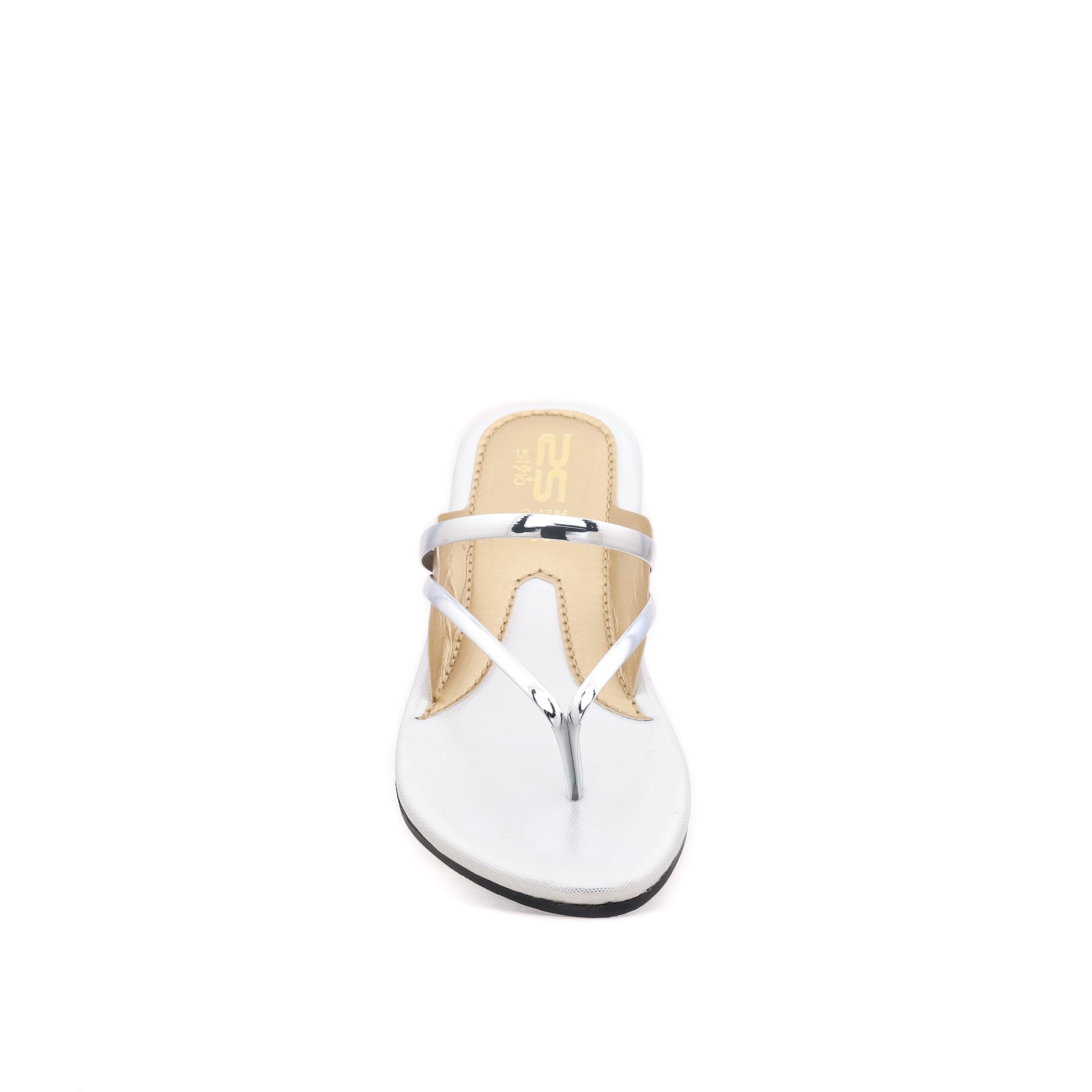 Silver Casual Chappal CL1284