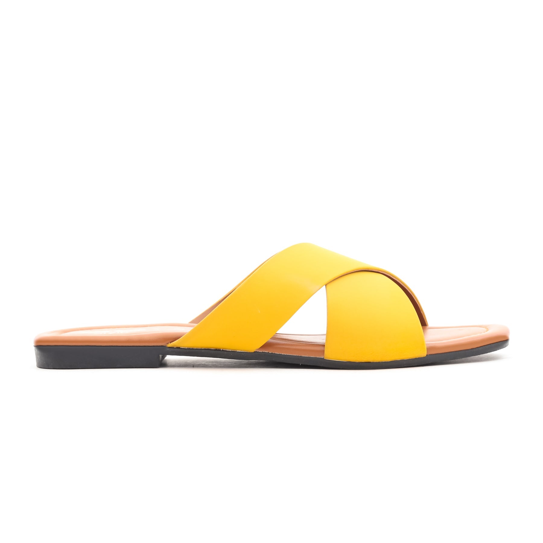 Yellow Casual Chappal CL1288
