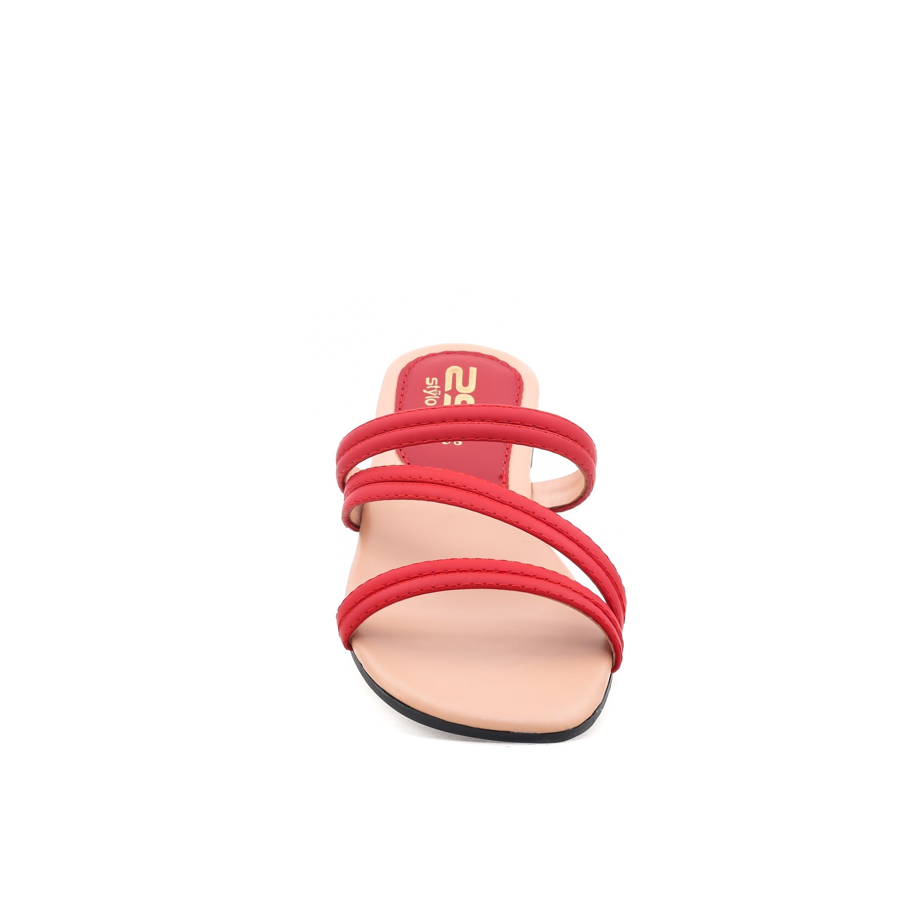 Red Casual Slippers CL1290