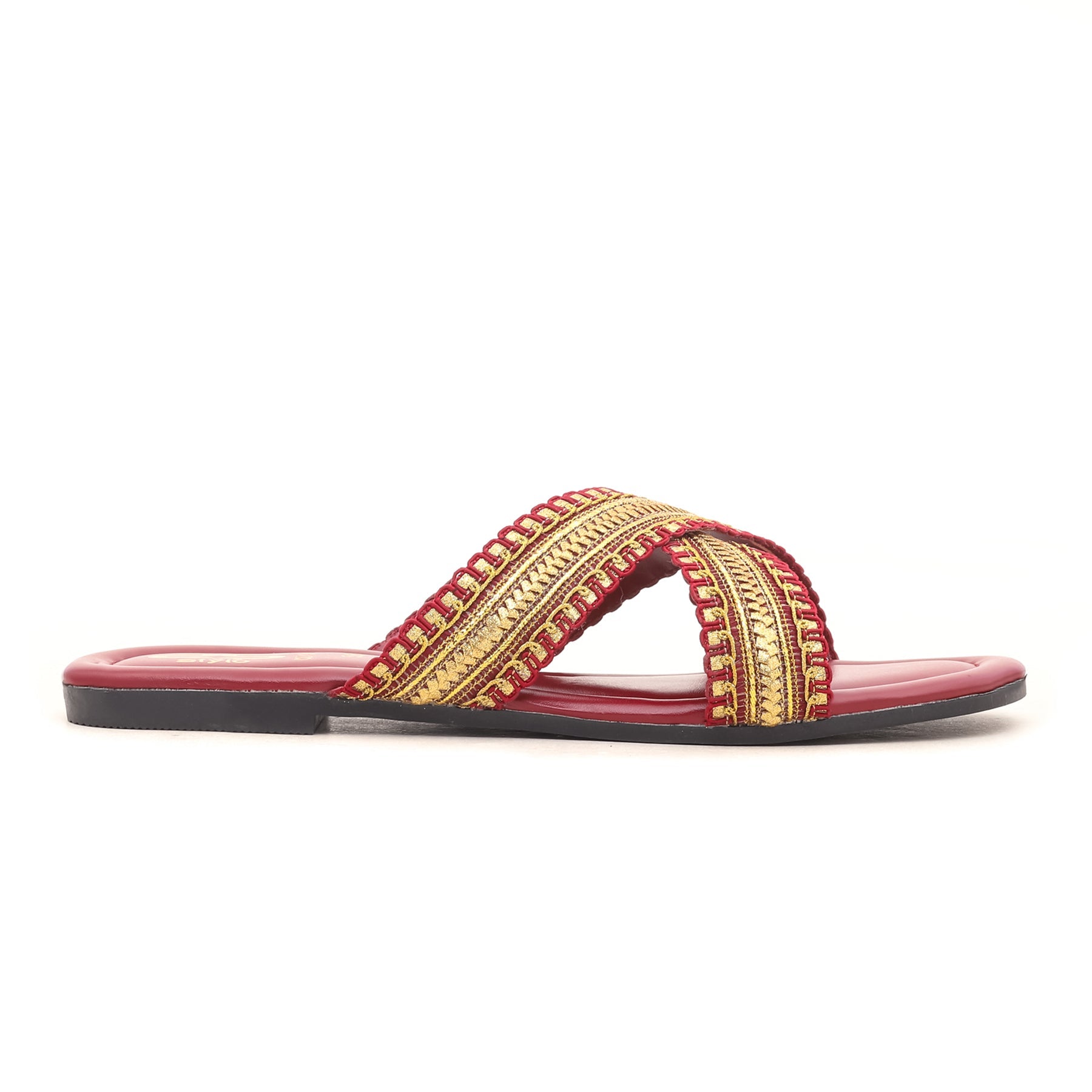 Maroon Casual Slipper CL1302