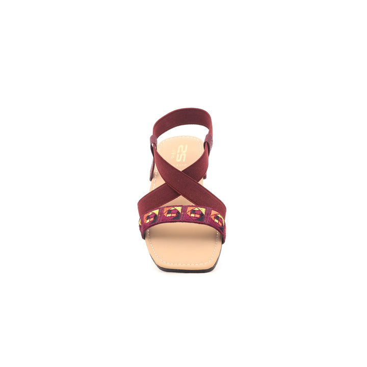 Maroon Casual Chappal CL1370