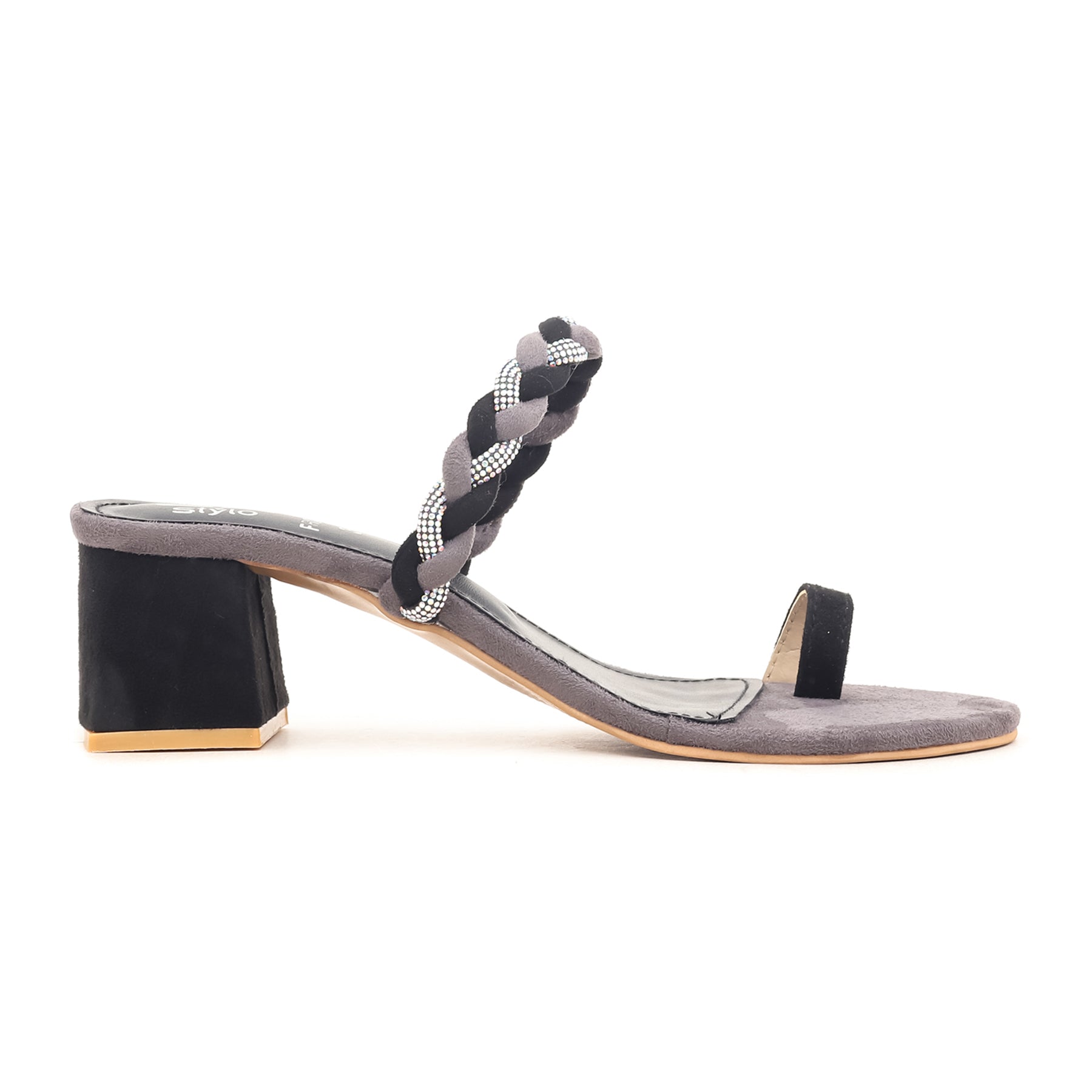 Black Formal Chappal FR0482