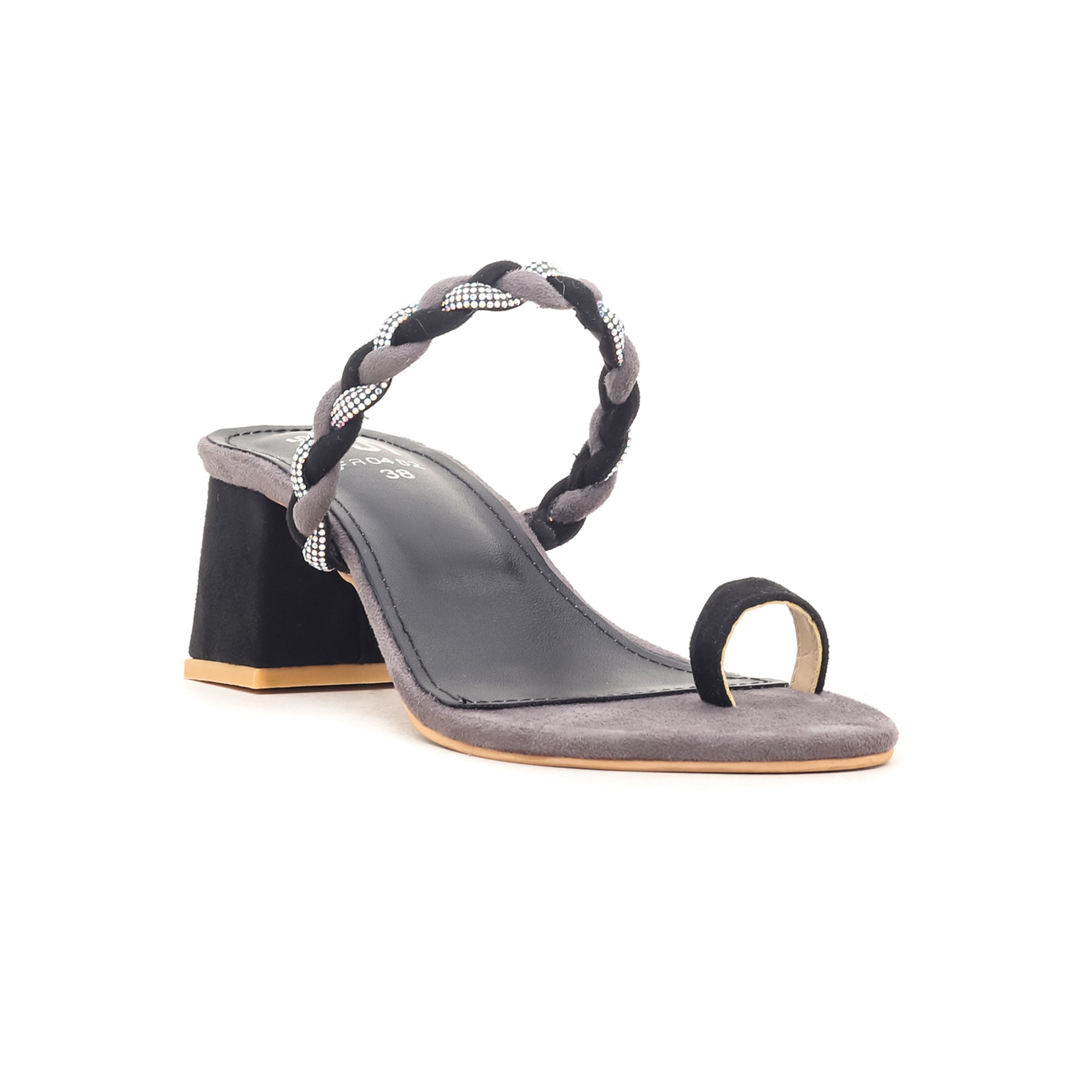 Black Formal Chappal FR0482