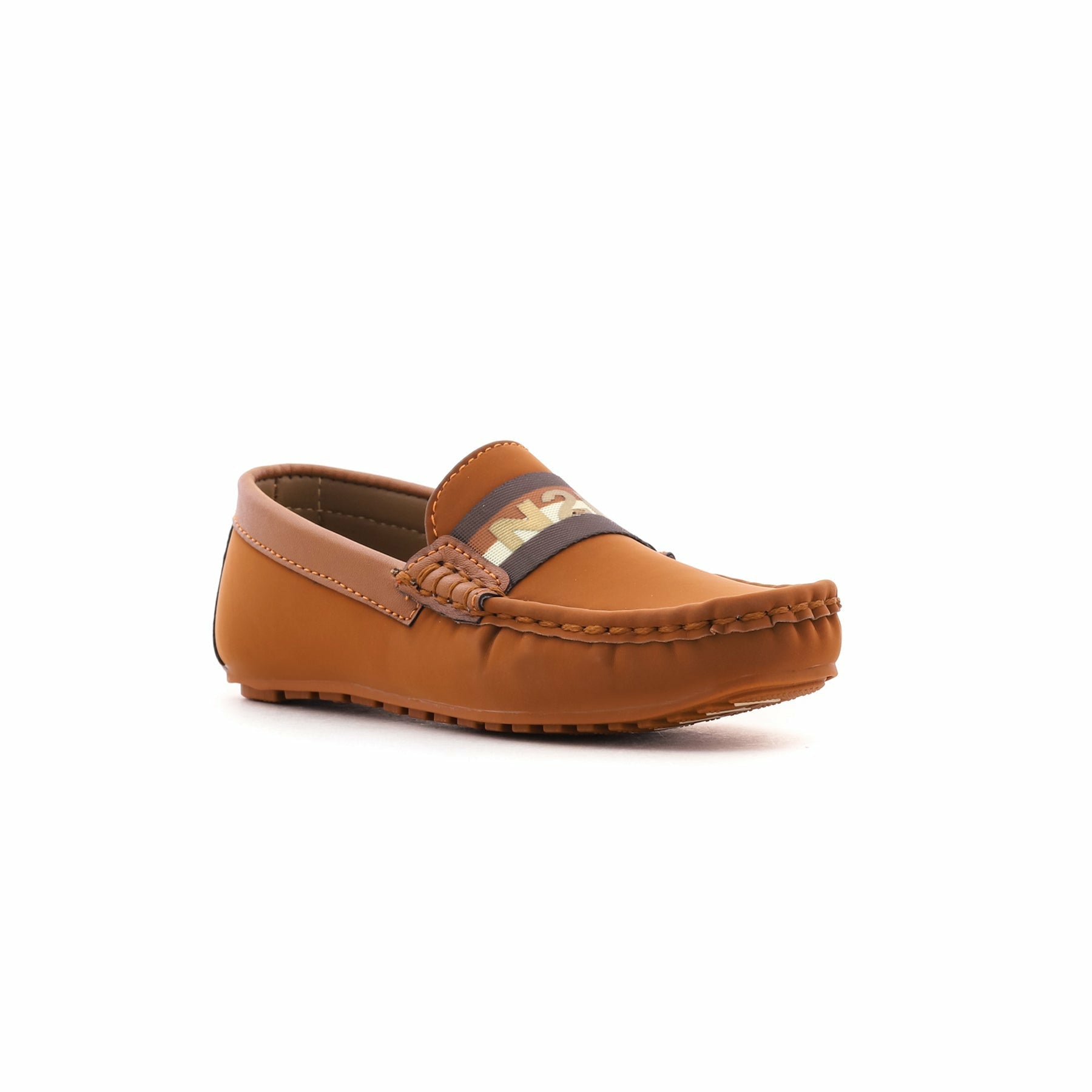 Boys Tan Casual Moccasins KD0351