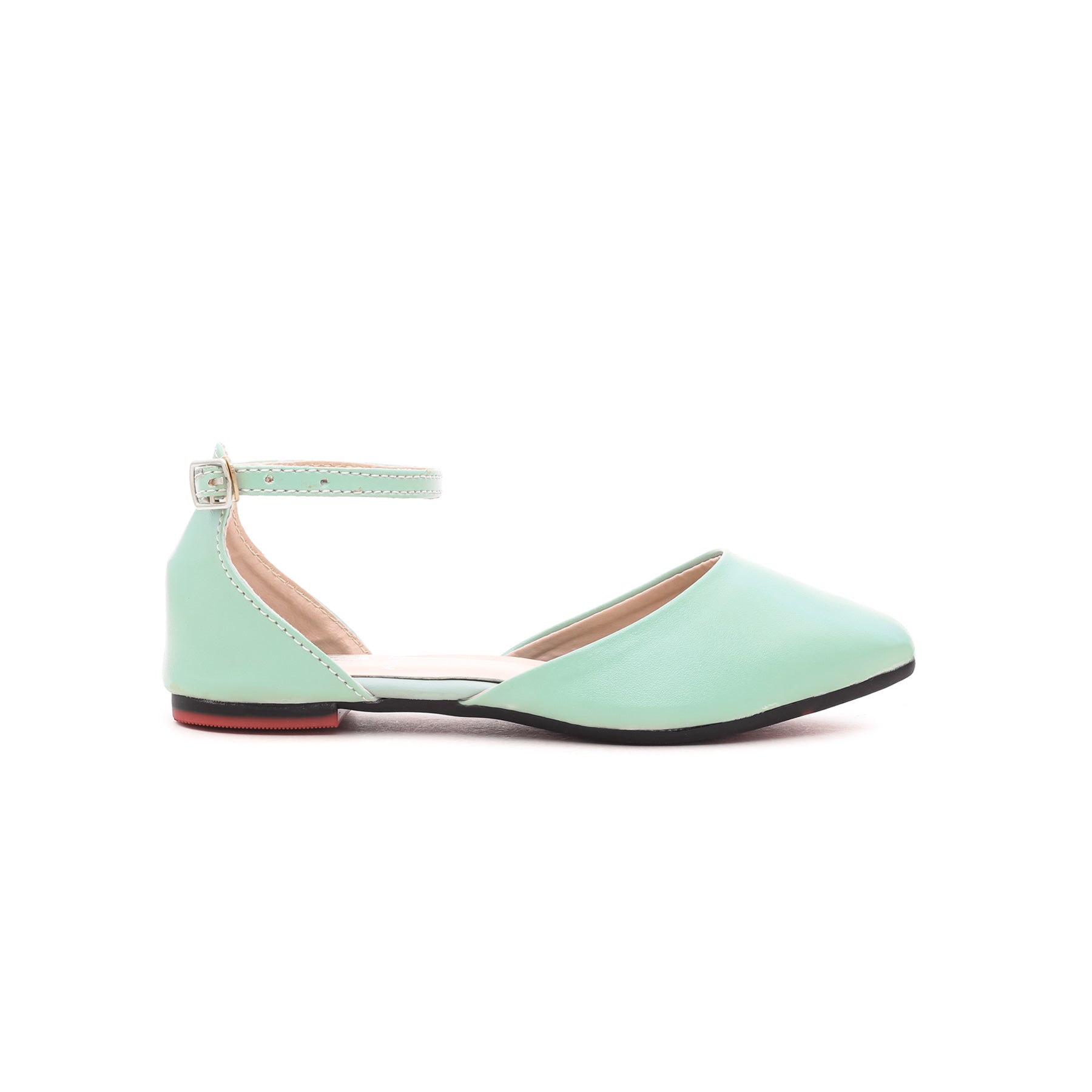 Girls Green Casual Pumps KD0472