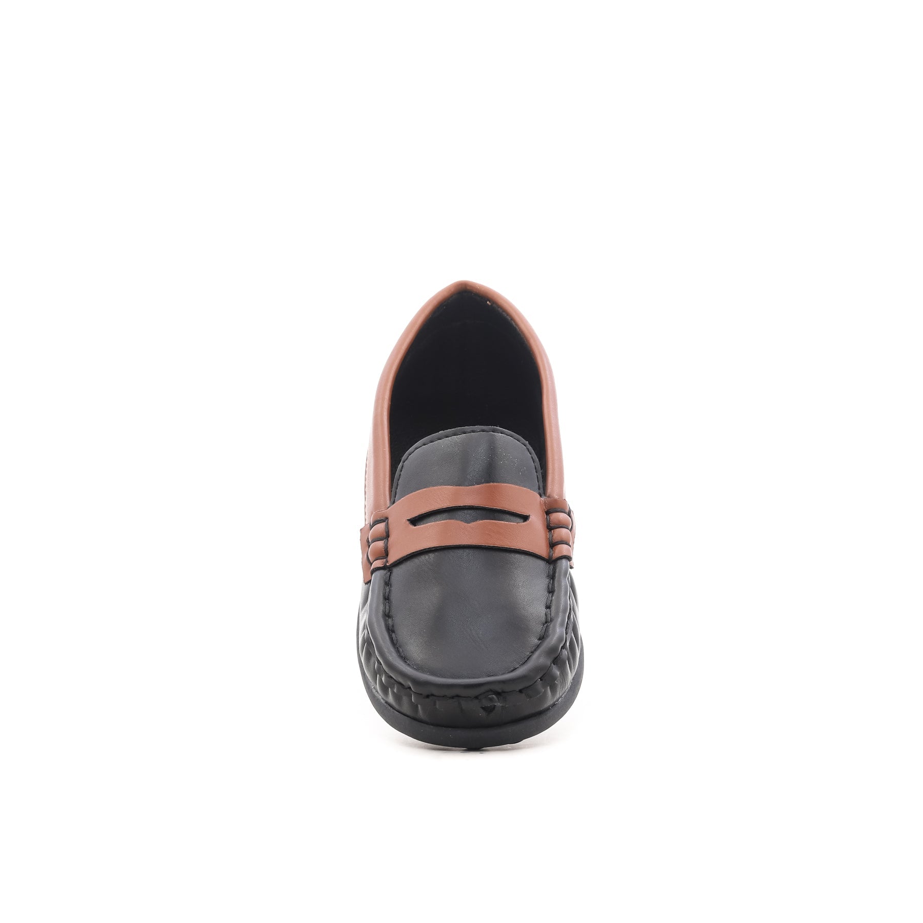 Boys Black Formal Moccasin KD3661