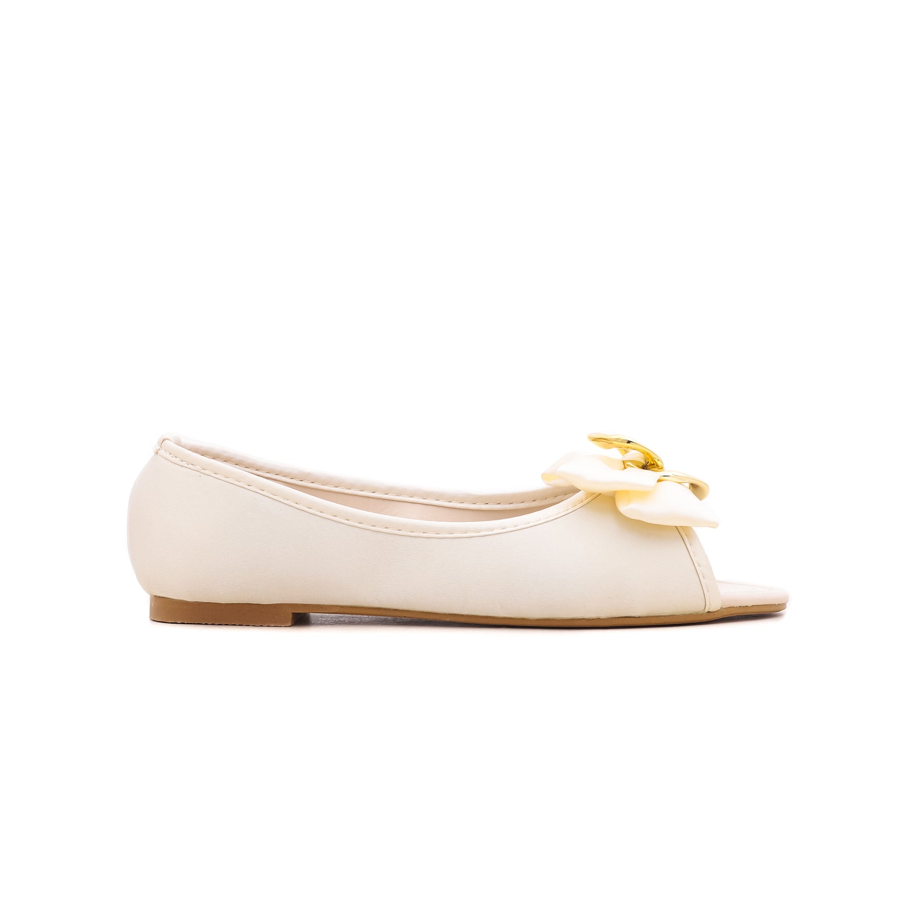 Girls Beige Formal Pump KD3782