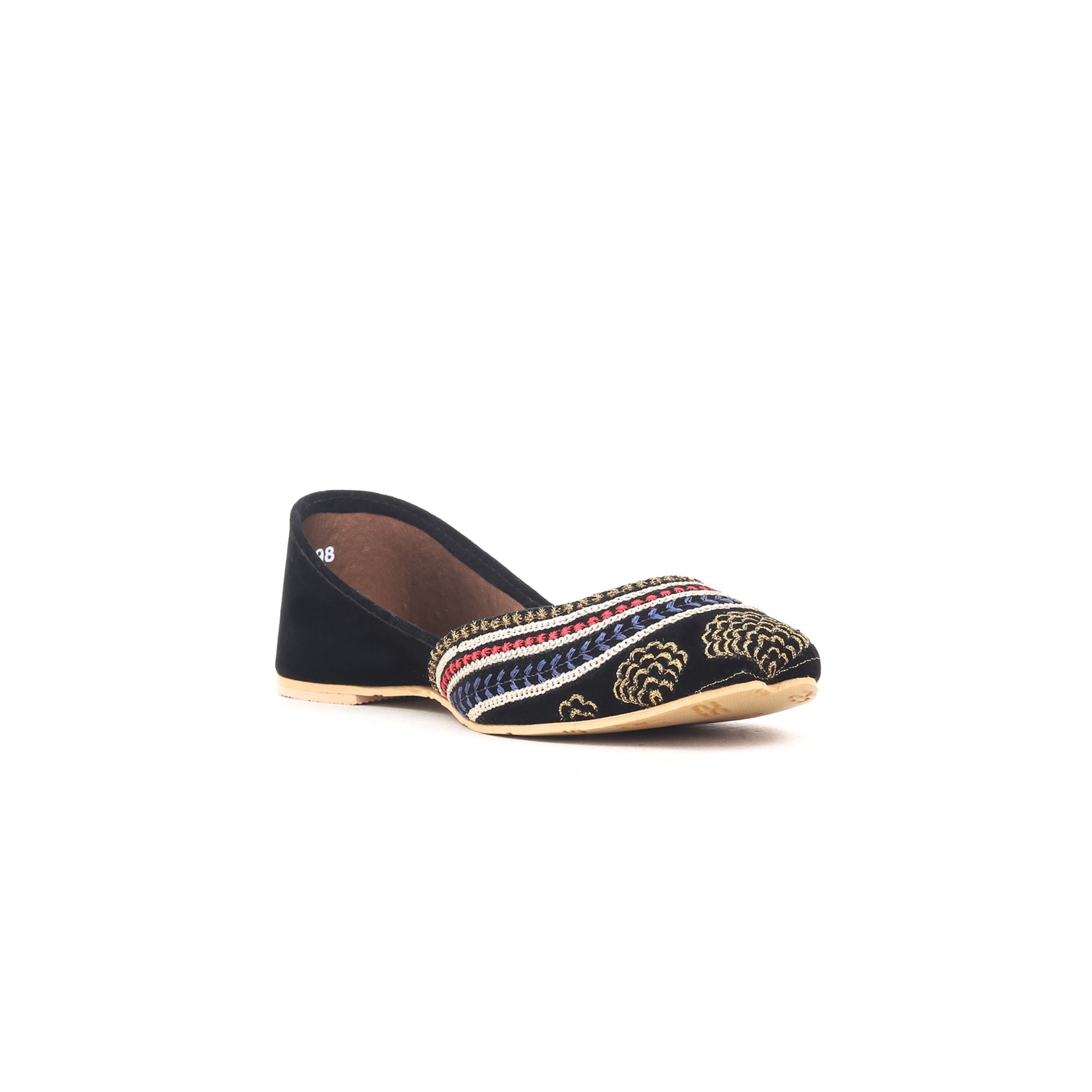 Girls Black Fancy Khusa KD3998