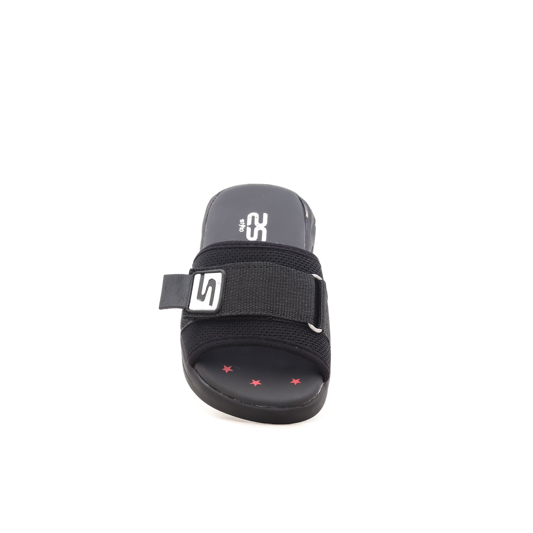 Boys Black Casual Slipper KD4685