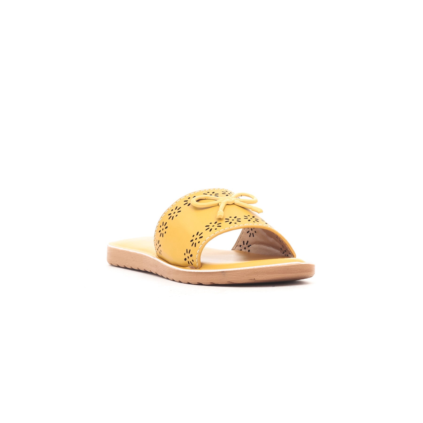 Girls Yellow Casual Slipper KD5181