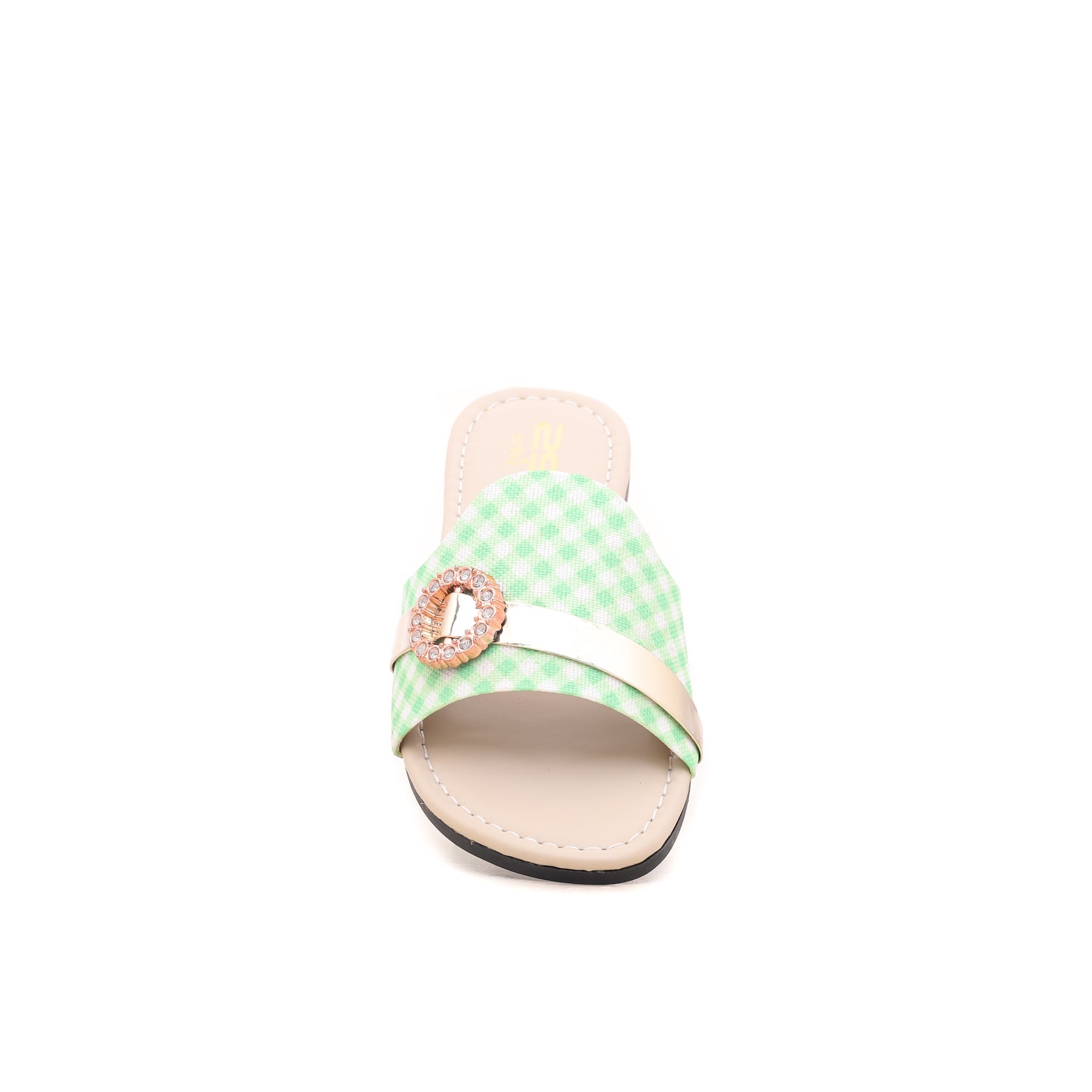 Girls Green Casual Slipper KD5201