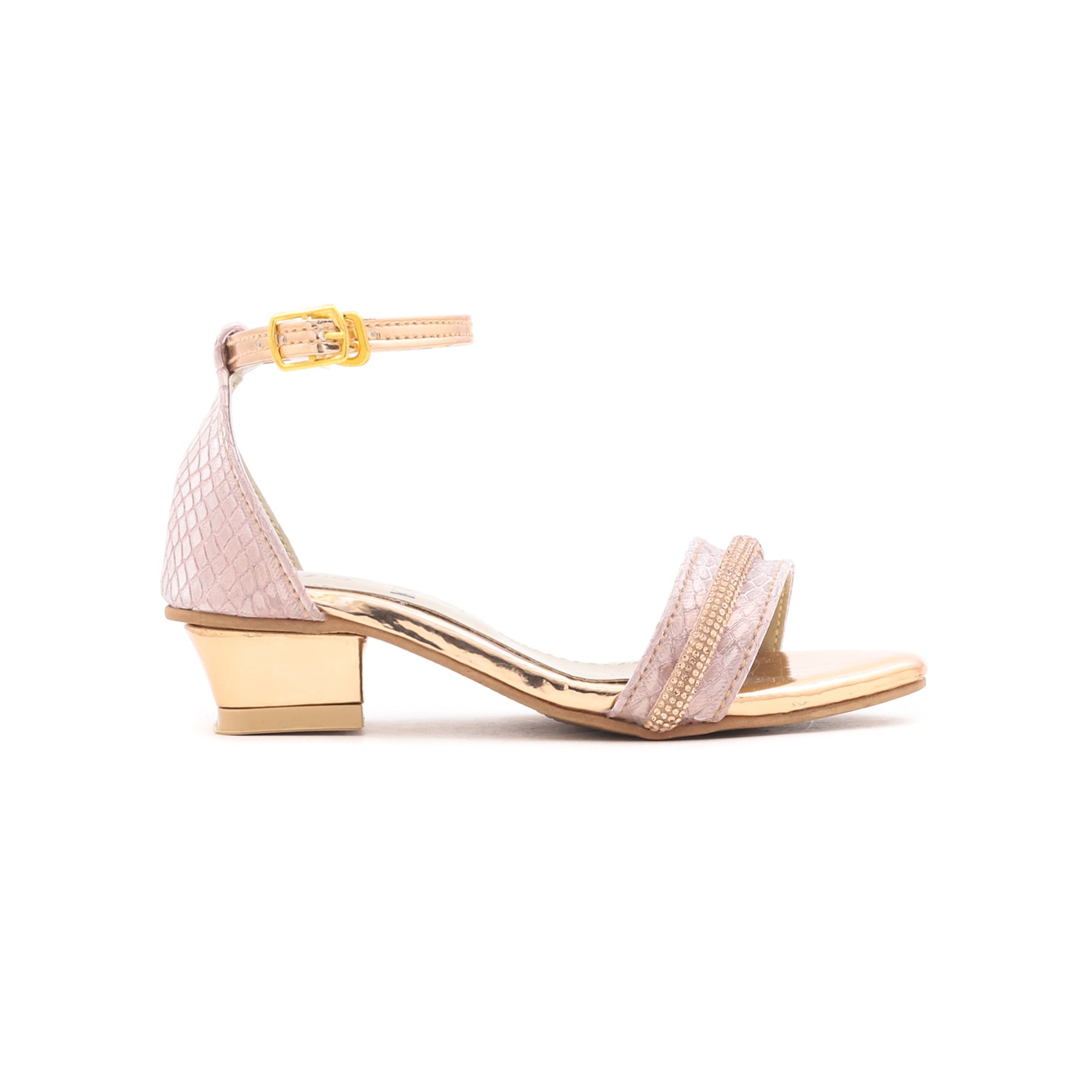 Girls Peach Fancy Sandal KD7418