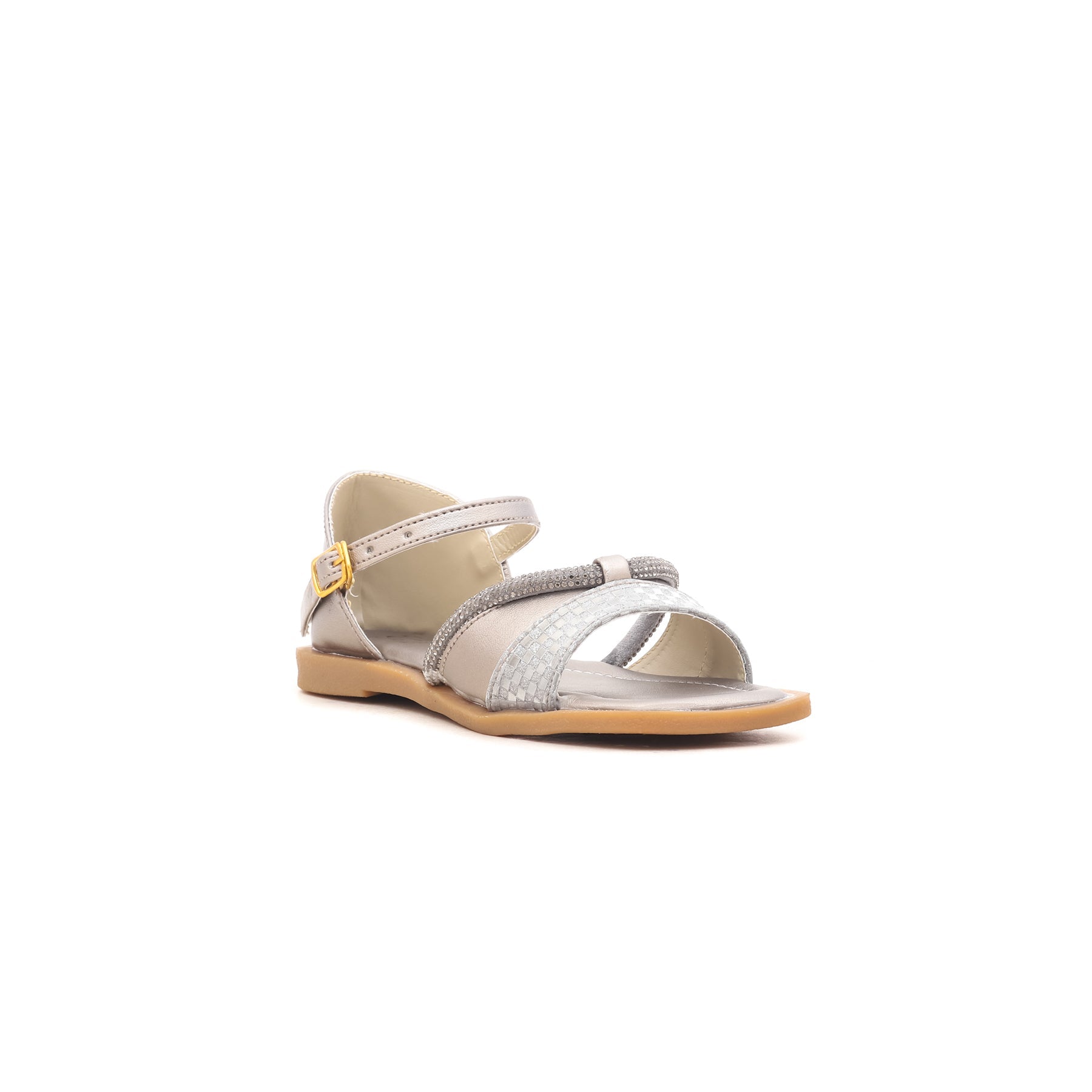 Girls Grey Fancy Sandal KD7423
