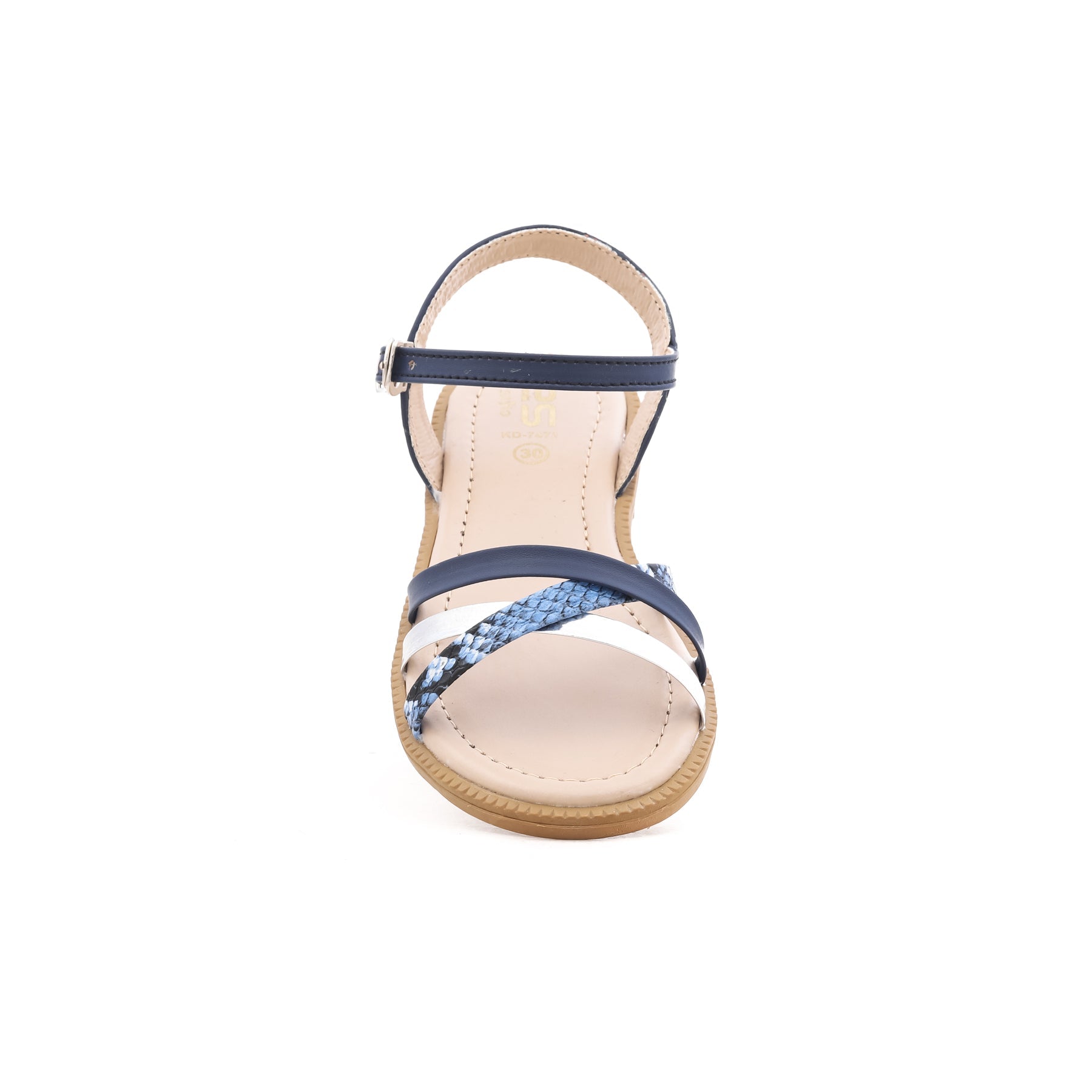 Girls Navy Formal Sandal KD7471