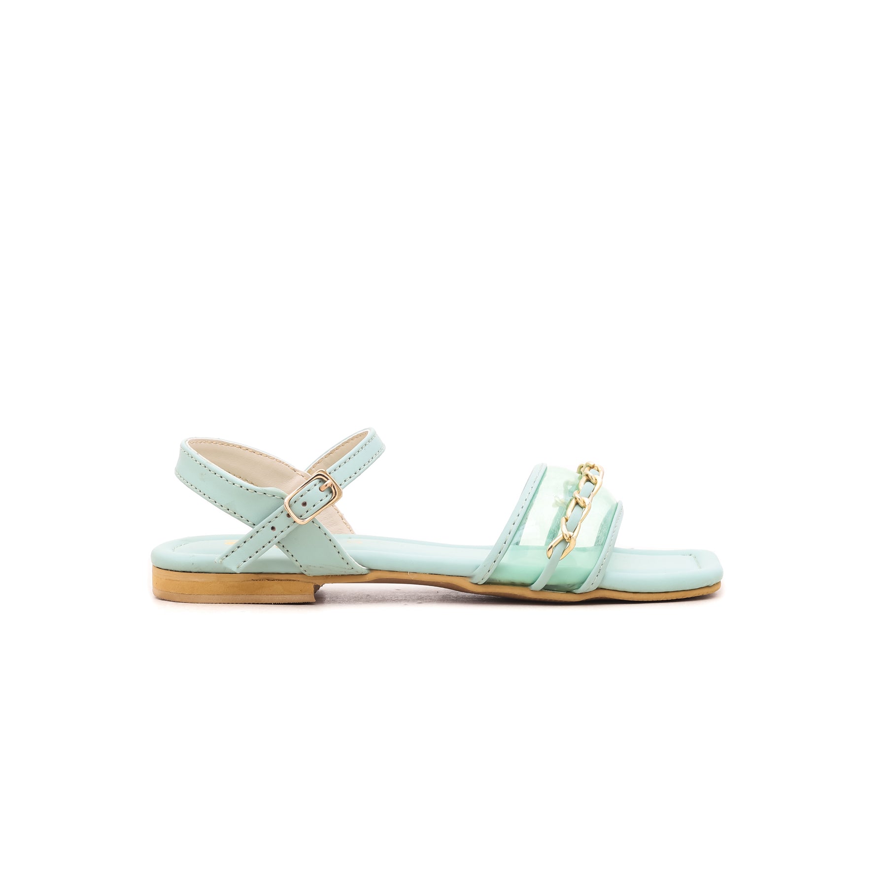 Girls Aqua Green Formal Sandal KD7515