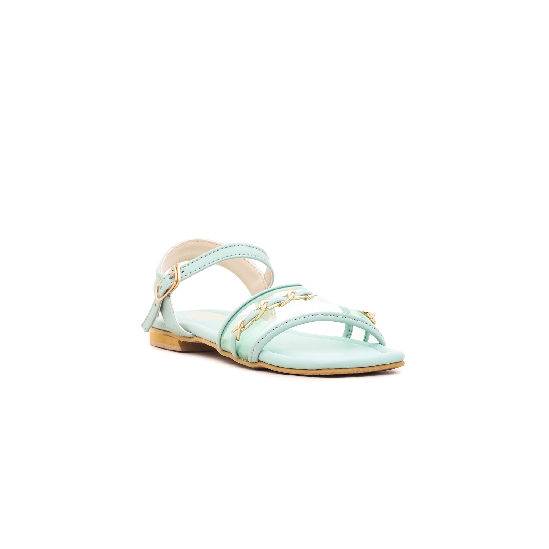 Girls Aqua Green Formal Sandal KD7515