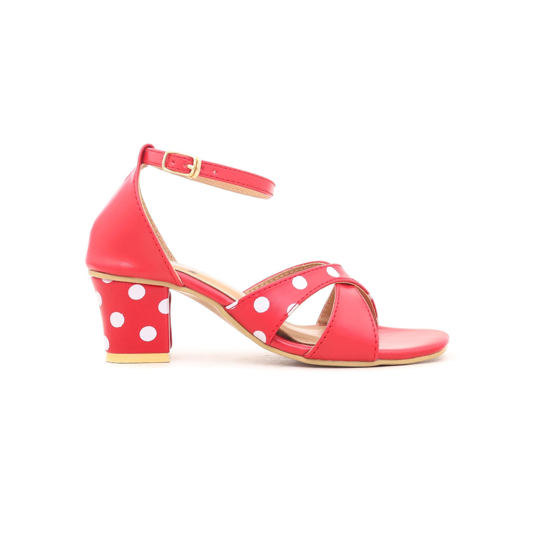 Girls Red Formal Sandal KD7550