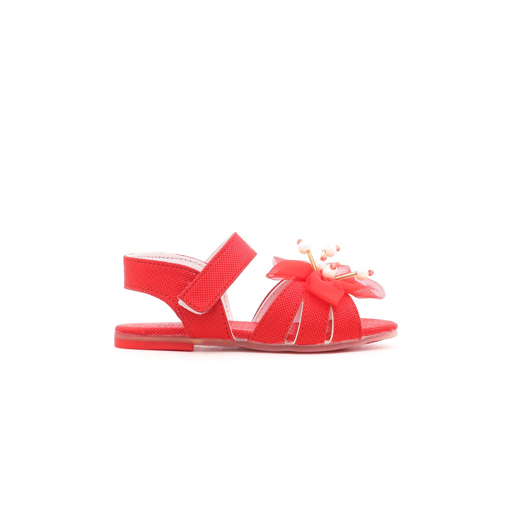 Girls Red Casual Sandal KD7602