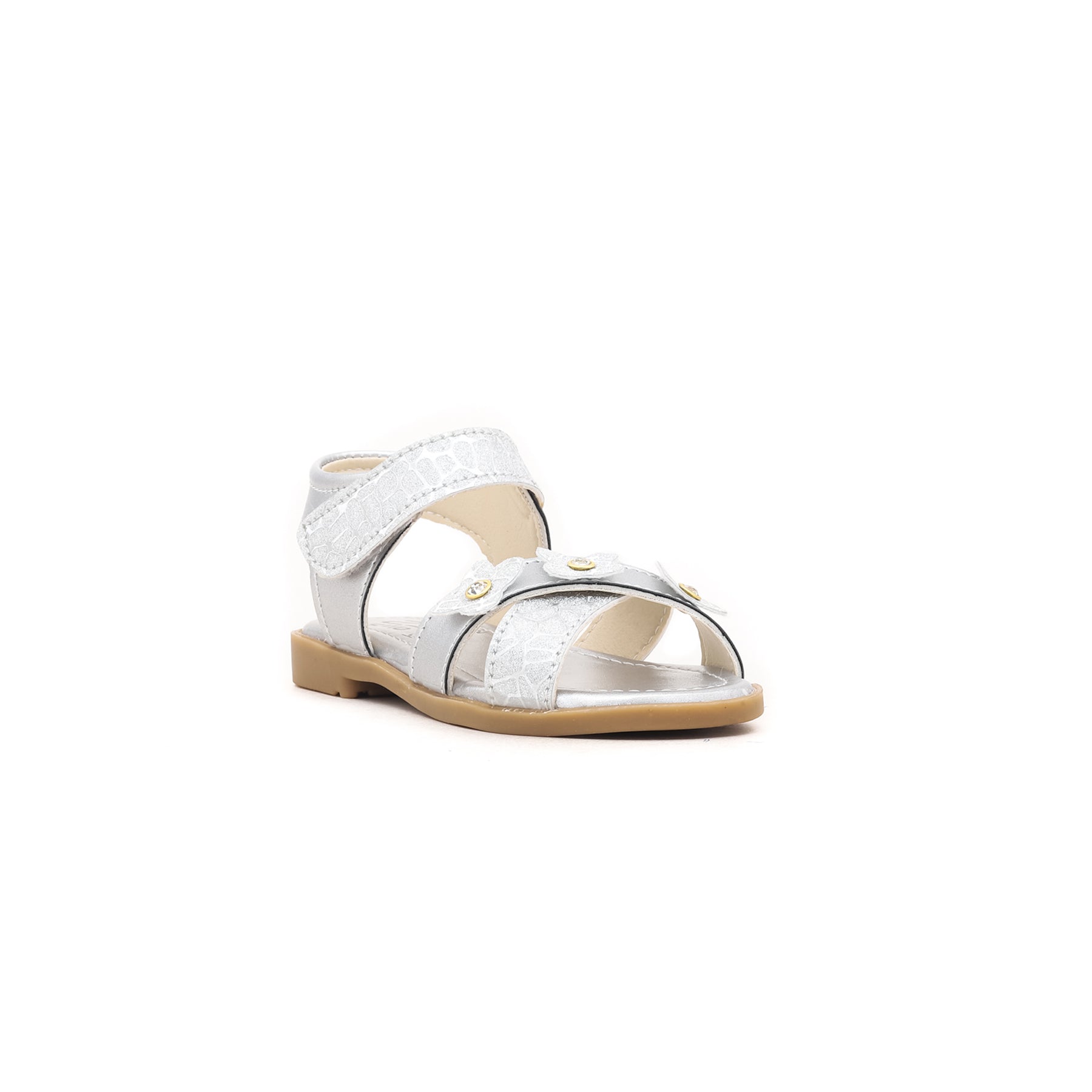 Girls Silver Formal Sandal KD7612