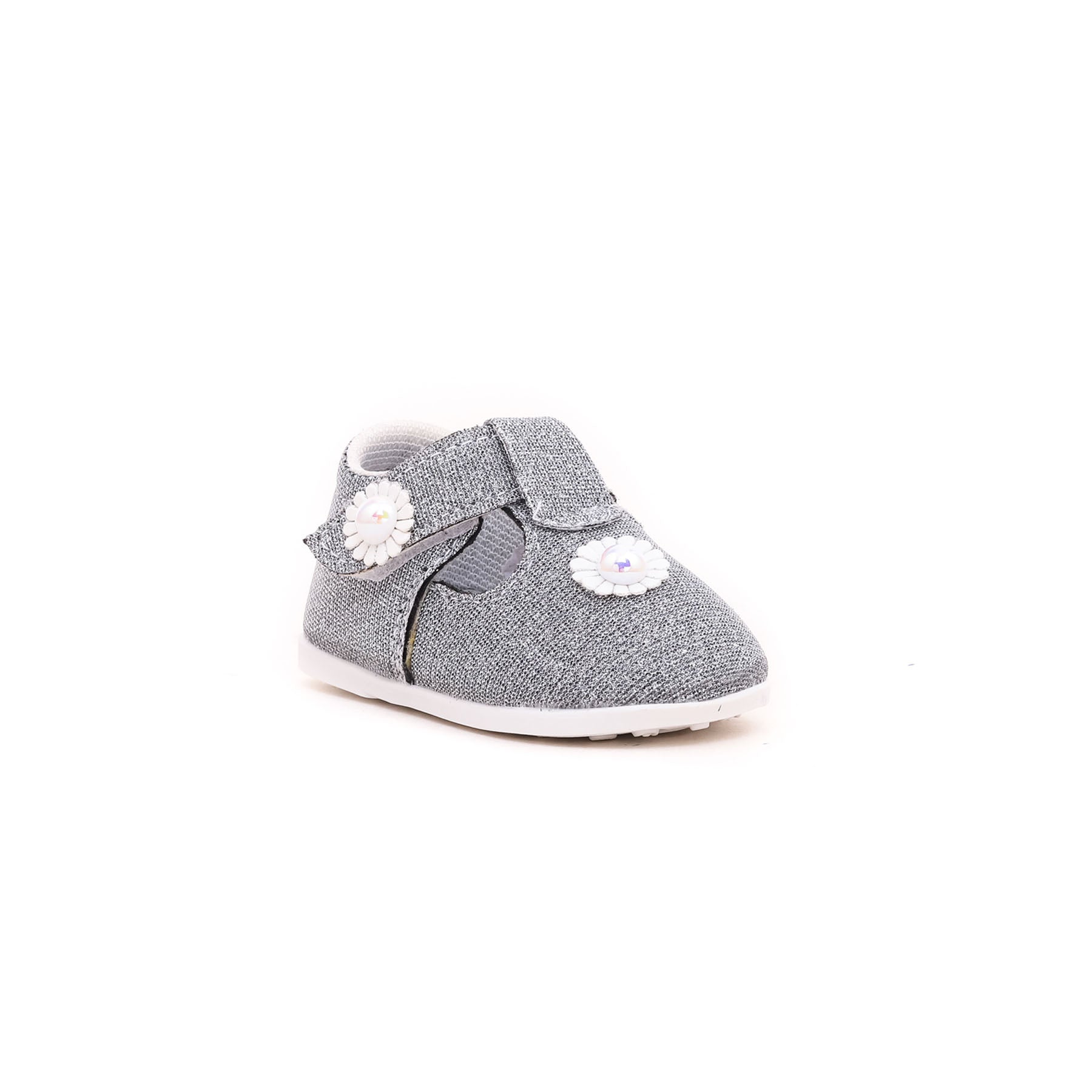 Babies Silver Casual Booties KD7759