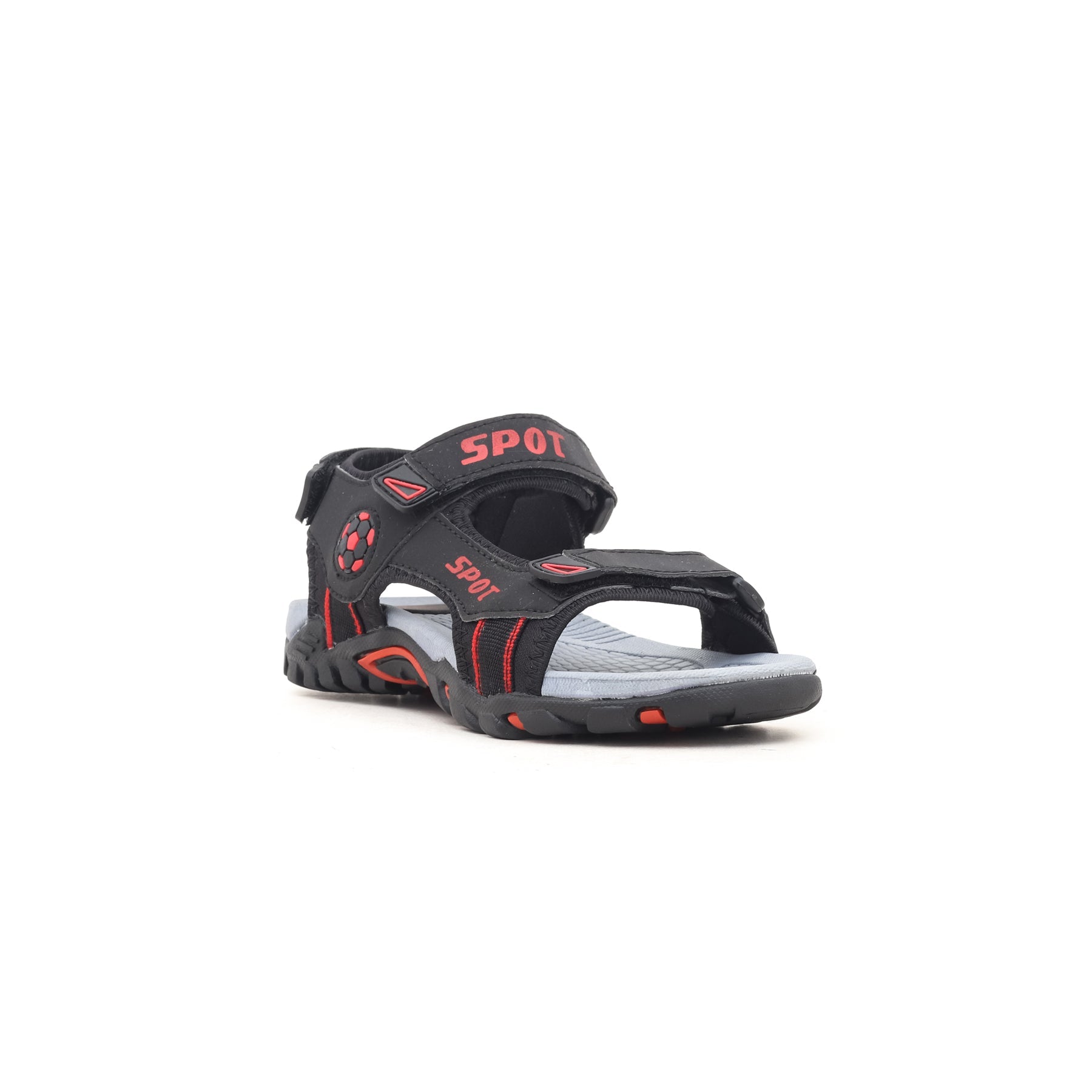 Boys Black Casual Sandal KD9275