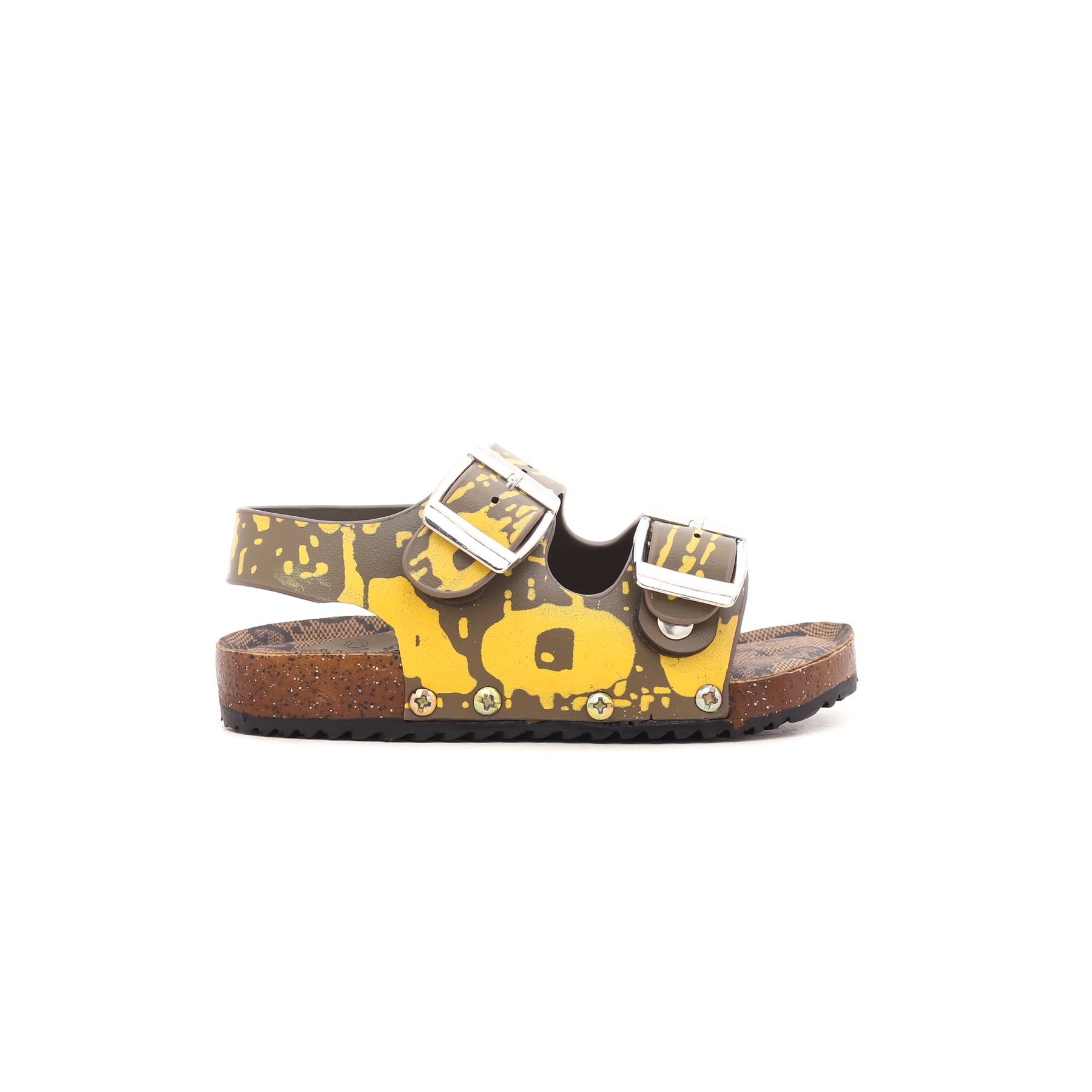 Boys Olive Formal Sandal KD9314