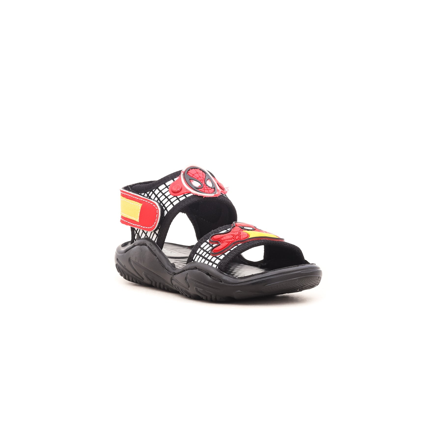 Boys Black Casual Sandal KD9365