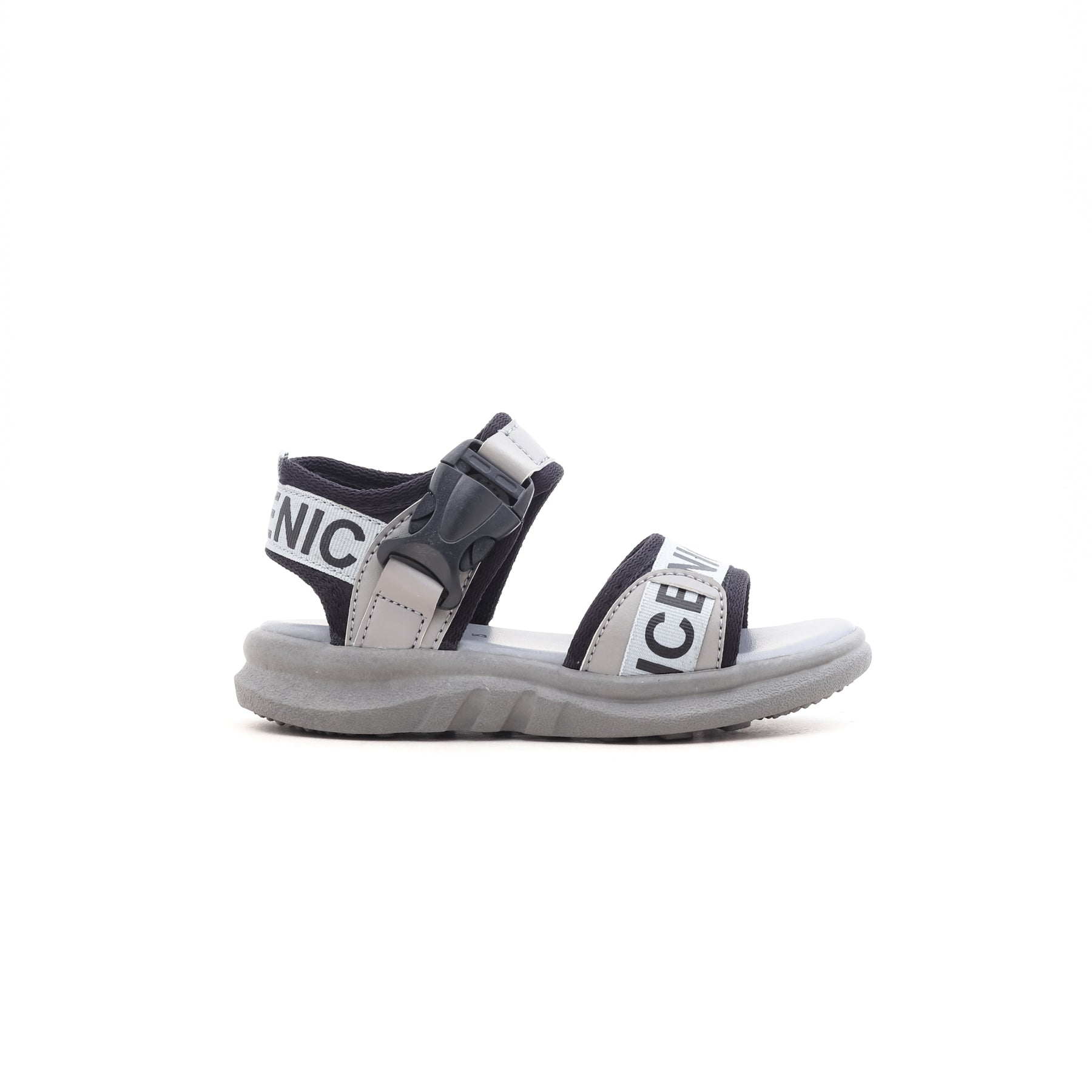 Boys Grey Casual Sandal KD9382