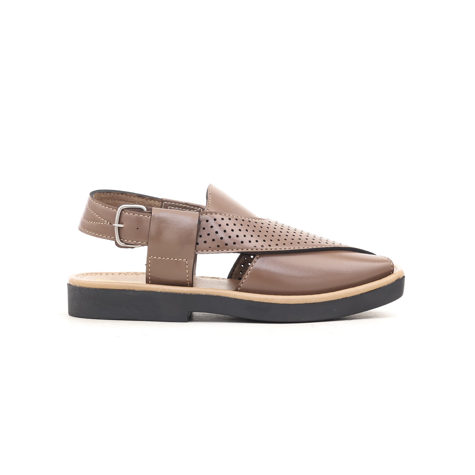 Boys Beige Peshawari Chappal KD9406