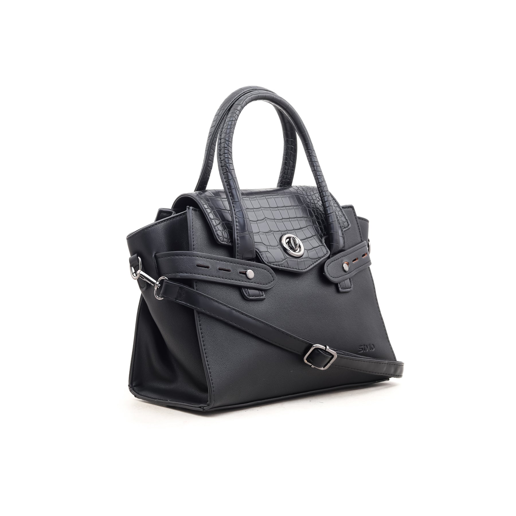 Black Formal Hand Bag P35305